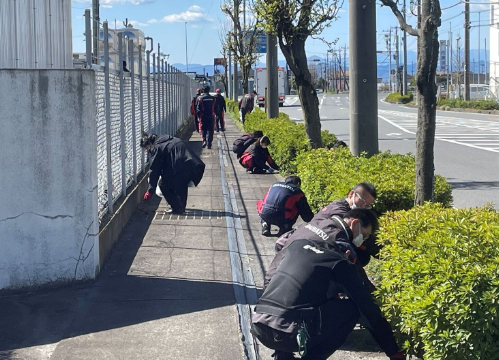 群馬ダイハツ 城南センター 地域清掃