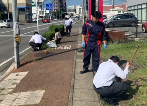 群馬ダイハツ 前橋西店 地域清掃