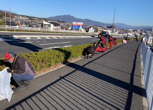群馬ダイハツ 渋川店 地域清掃