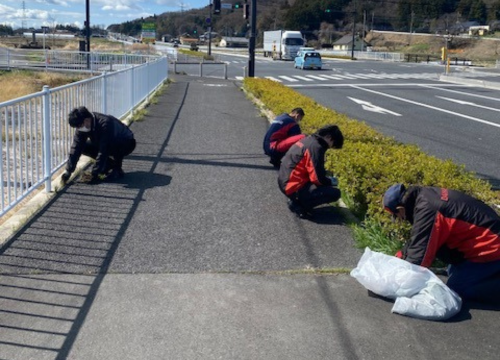 群馬ダイハツ 渋川店 地域清掃